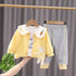 Fresh Rabbit Turnip Lapel Three Piece Set